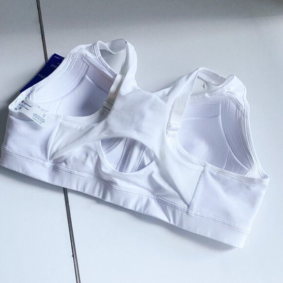 NWT Champion White Double Dry Front Closure Sports Bra 40B - Picture 7 of 9